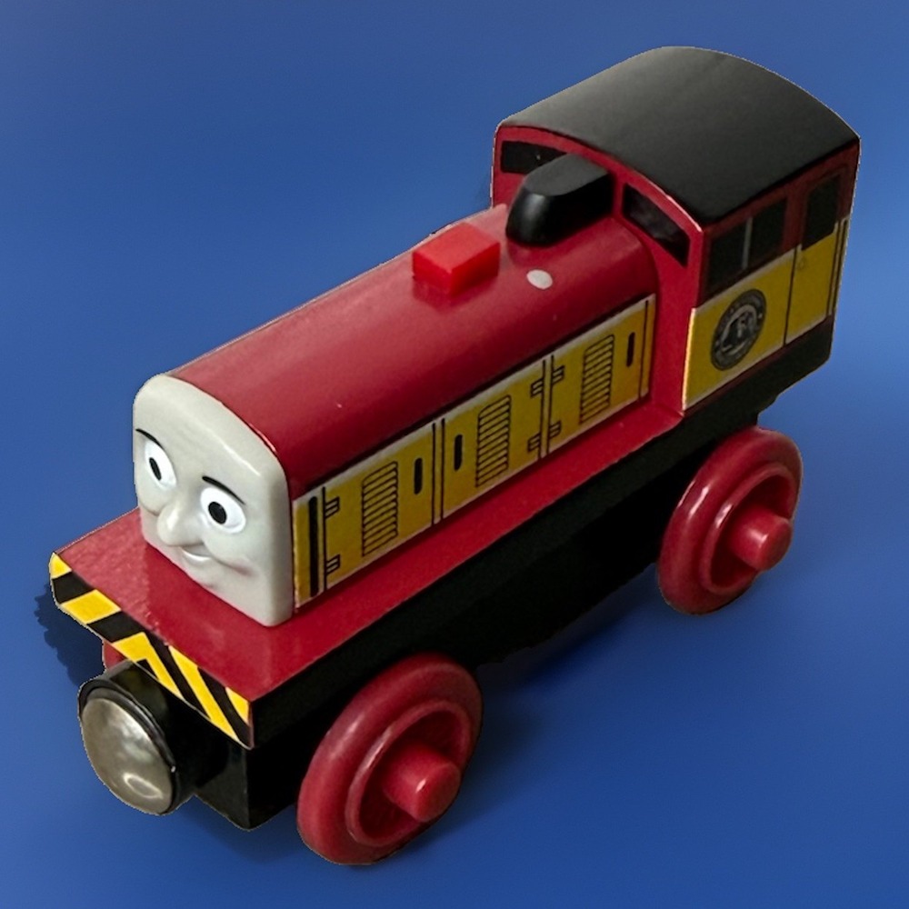 ⁠Thomas Wooden Railway Engine DART Train Car 2011 Wood Learning Curve EUC